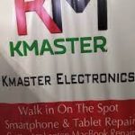 Kmaster Electronics Walk in Cell phone Repair iPhone Repair Laptop Repair